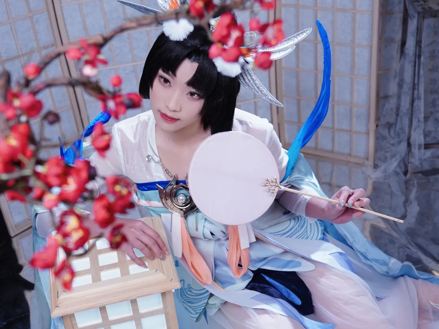王者荣耀, 古风cos, 嫦娥cos, 新春国风, 白丝cosplay - 第3张