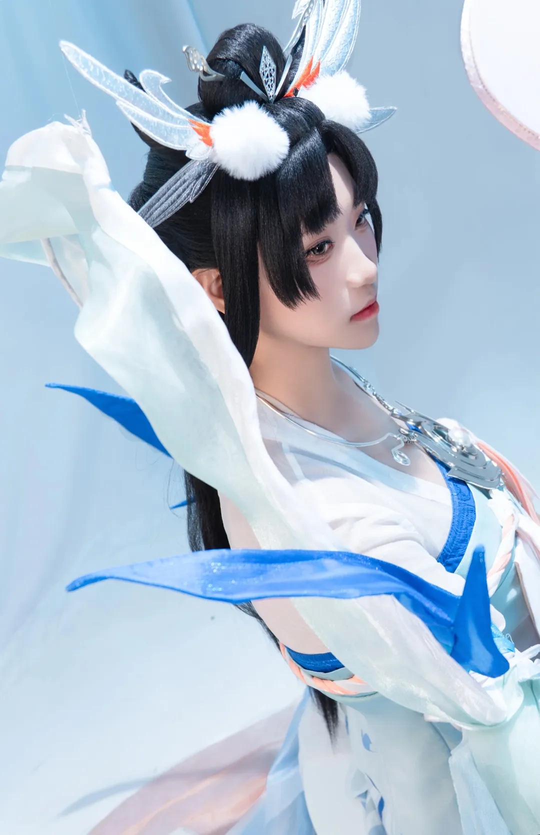 王者荣耀, 古风cos, 嫦娥cos, 新春国风, 白丝cosplay - 第4张