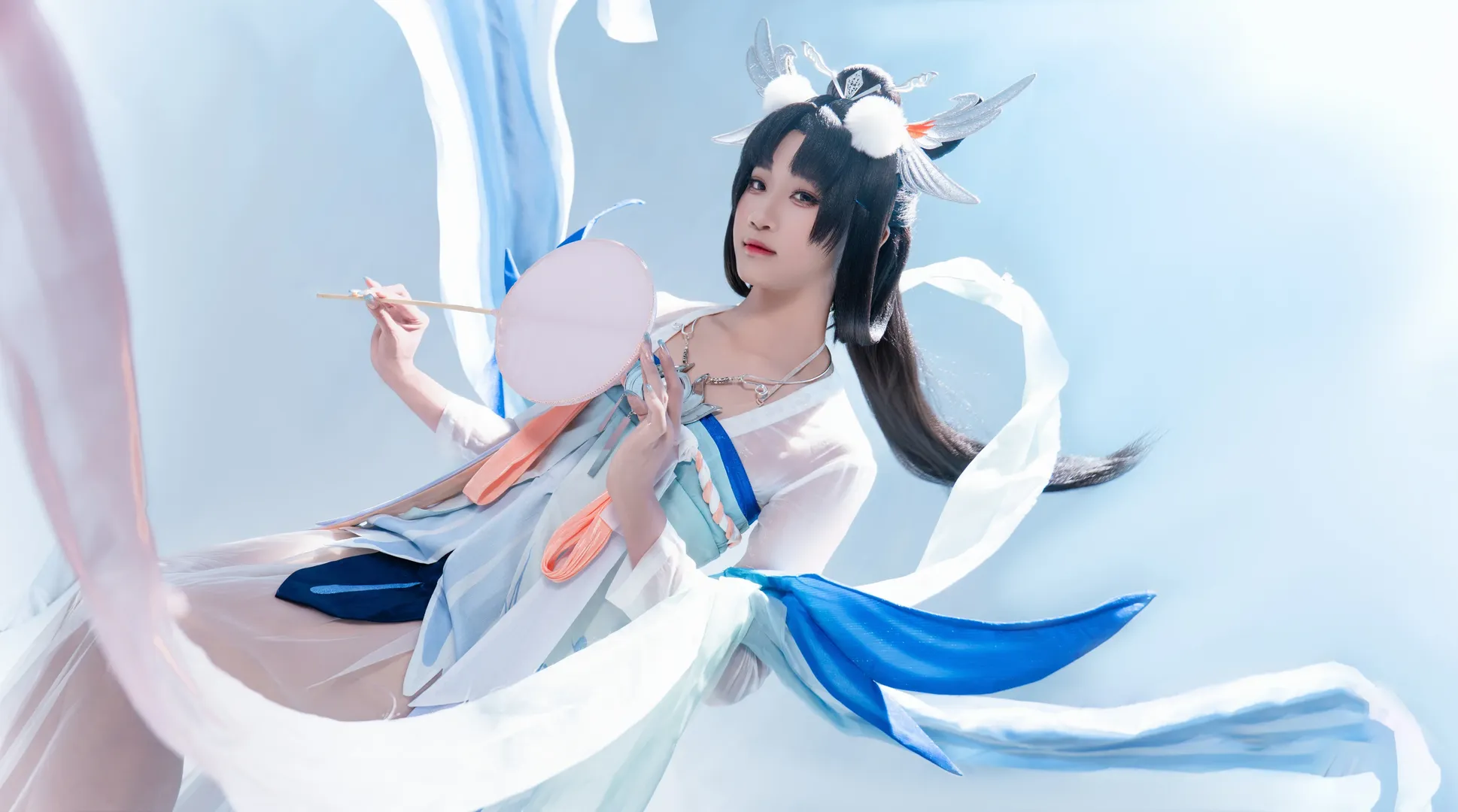 王者荣耀, 古风cos, 嫦娥cos, 新春国风, 白丝cosplay - 第5张