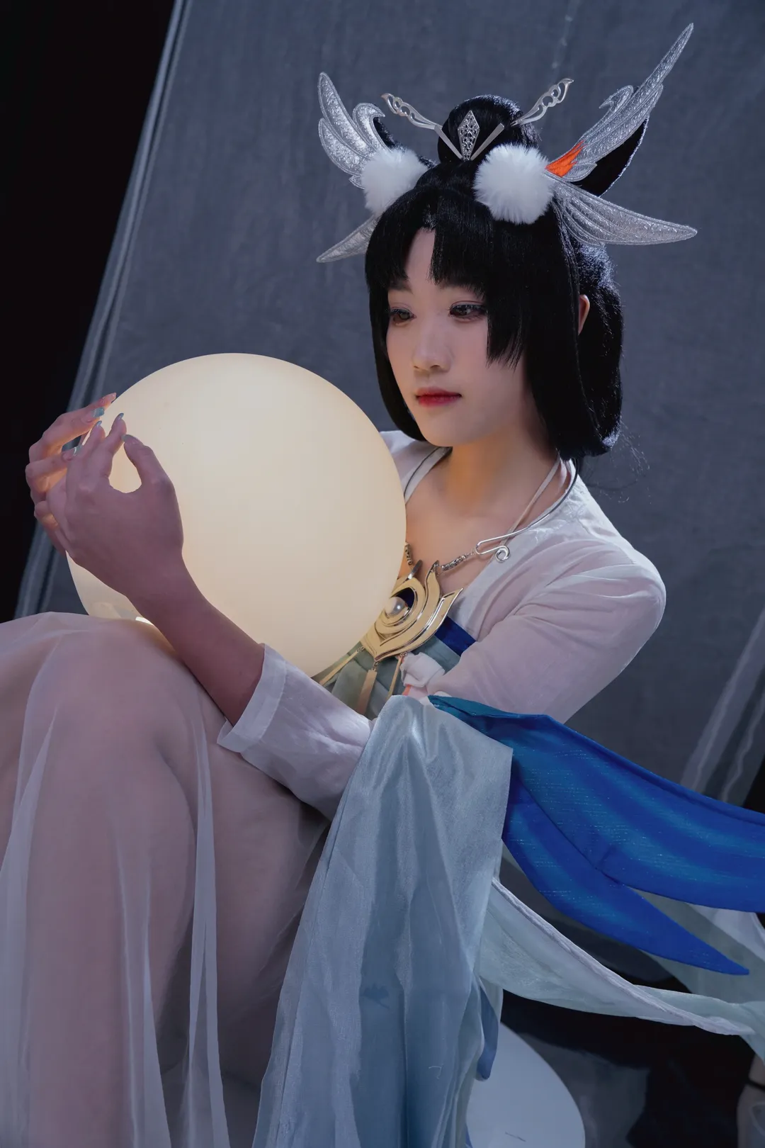 王者荣耀, 古风cos, 嫦娥cos, 新春国风, 白丝cosplay - 第6张