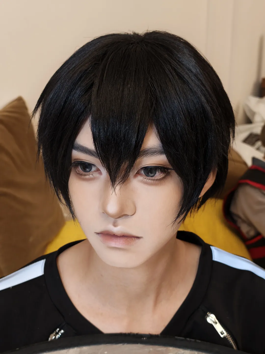 コスプレ, イベント写真, キリトコスプレ, 日系ショートヘア, クールな少年感