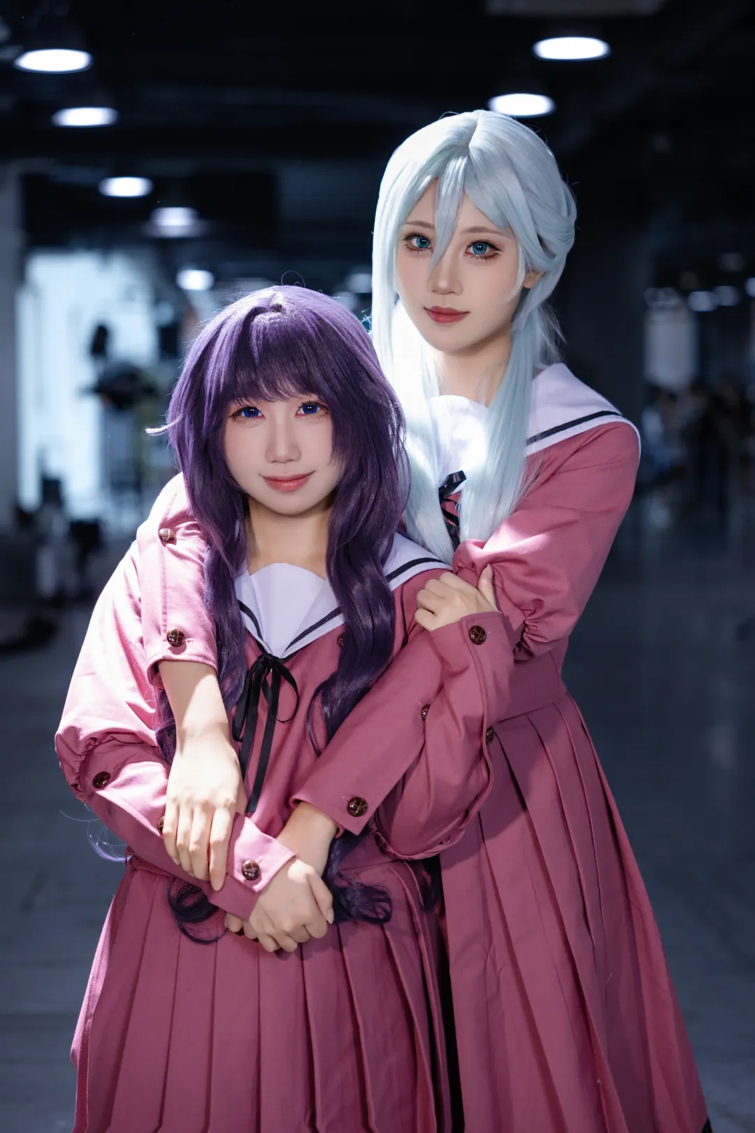Convention photos, Waguri Kaoruko cosplay, Academic style uniform, The Fragrant Flower Blooms with Dignity, Hoshina Subaru cosplay - Image 3