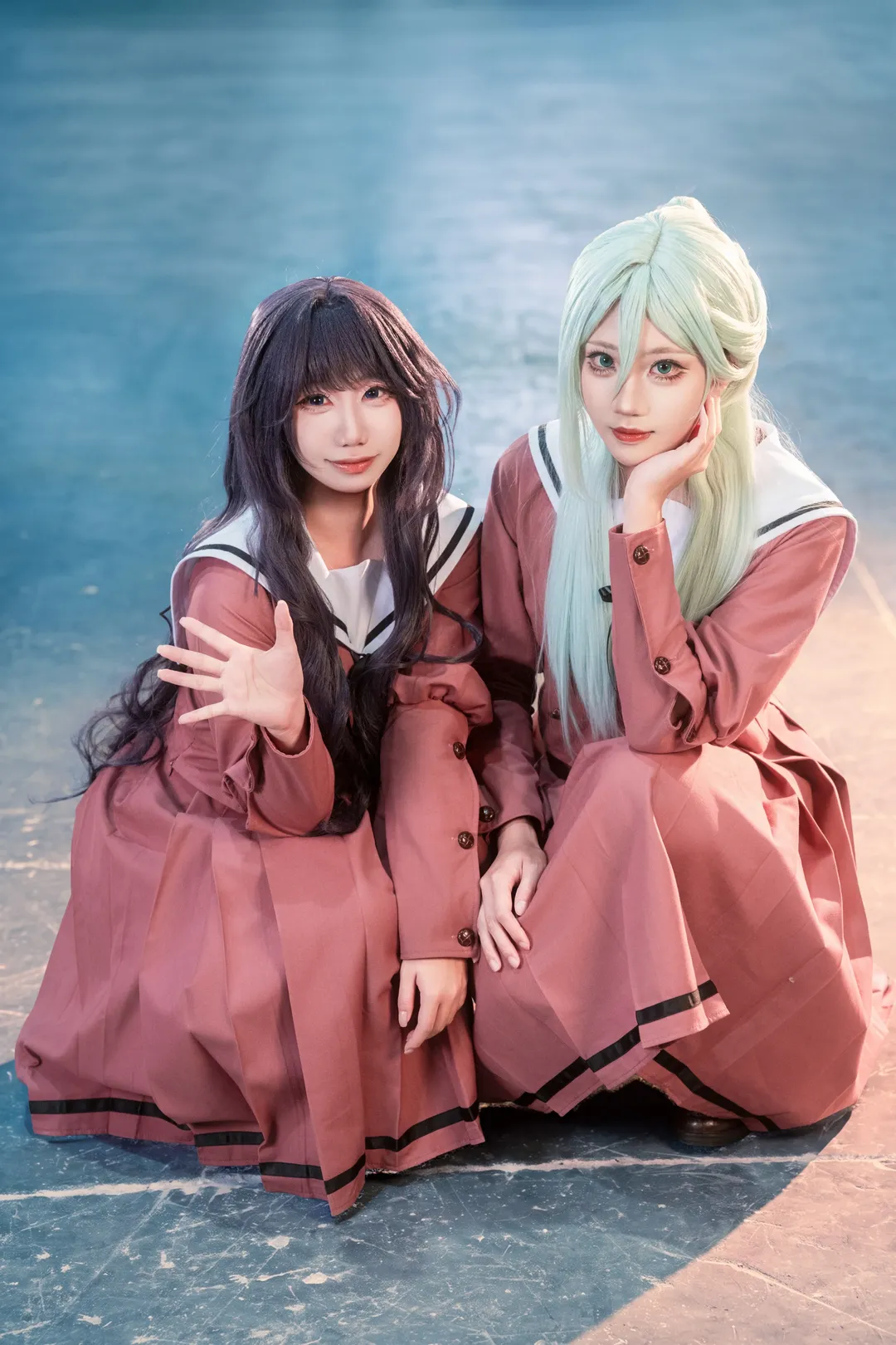 cosplay场照, 和栗薰子cos, 萤火虫全速前进, 保科昂cos, 双人水手服
