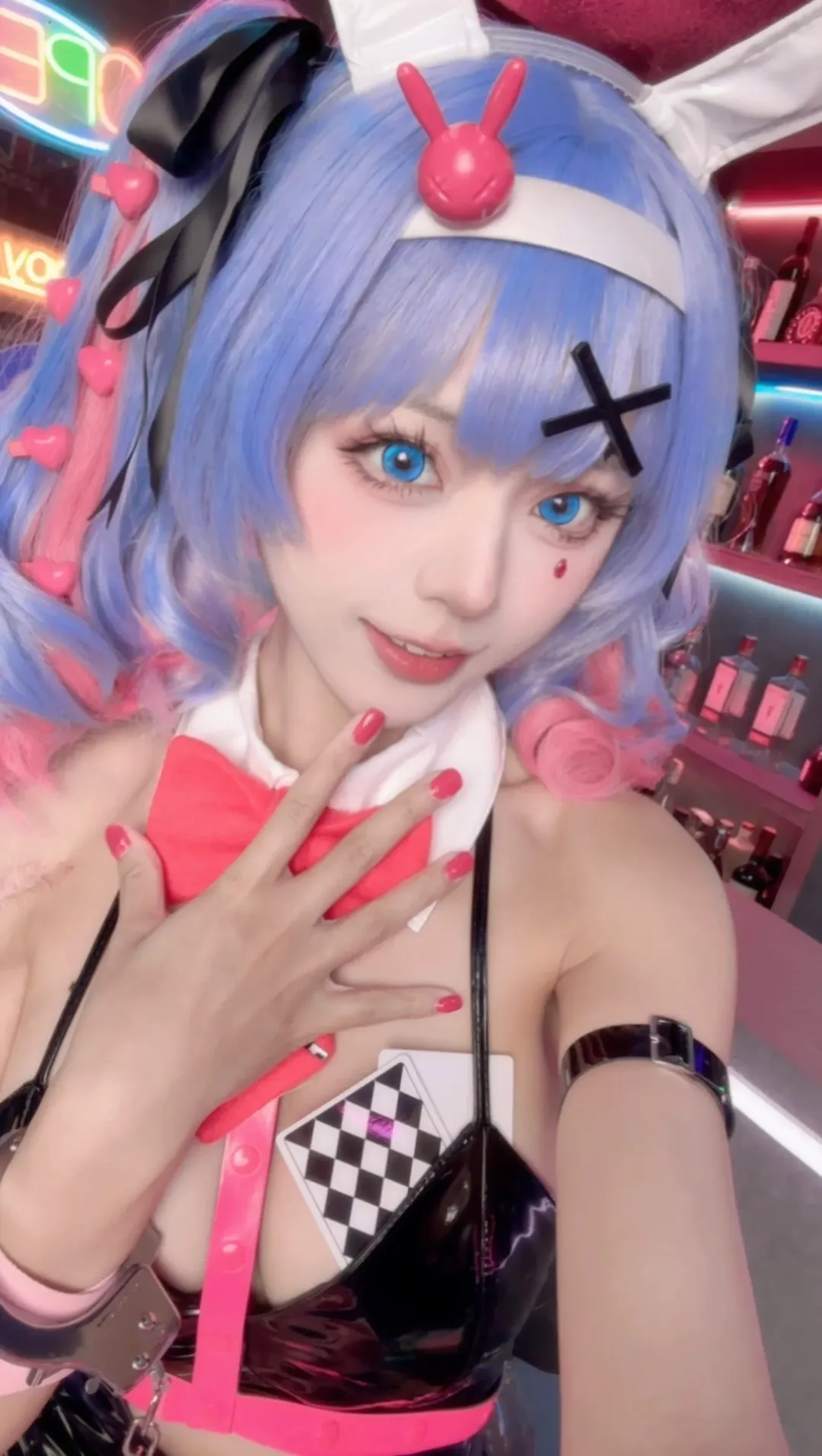 兔女郎, 初音未来, 初音未来cos, 兔子洞, 霓虹夜拍 - 第2张