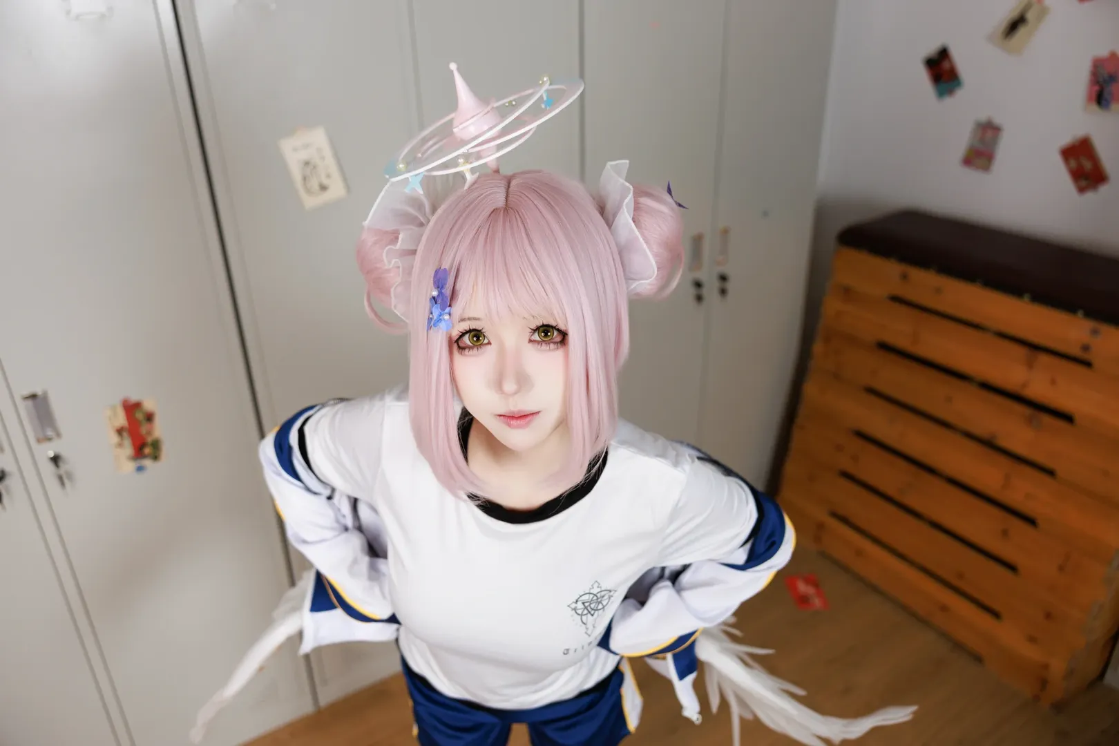 cosplay, 蔚蓝档案, 未花cos, 运动服, 运动风少女 - 第1张
