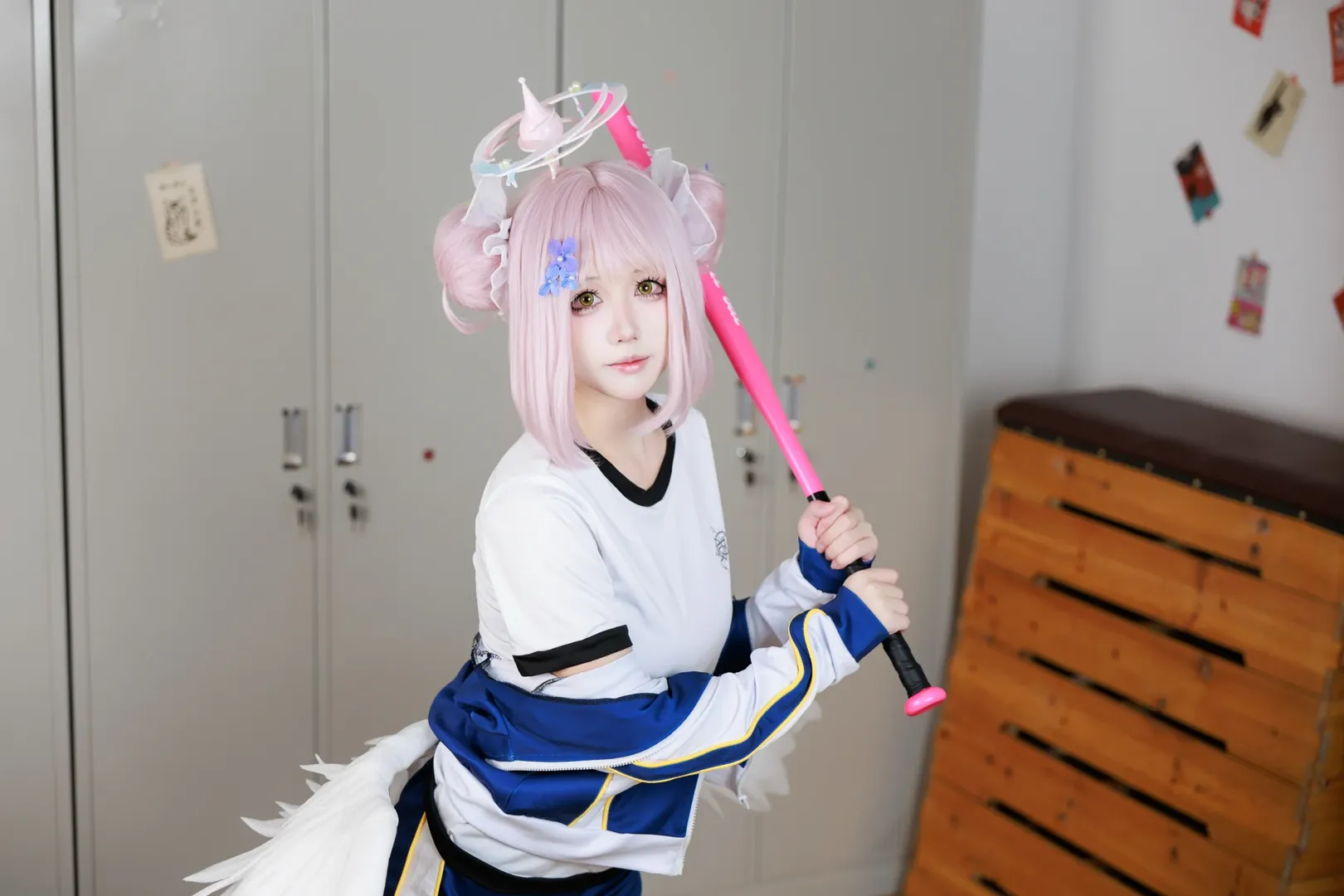 cosplay, 蔚蓝档案, 未花cos, 运动服, 运动风少女 - 第2张