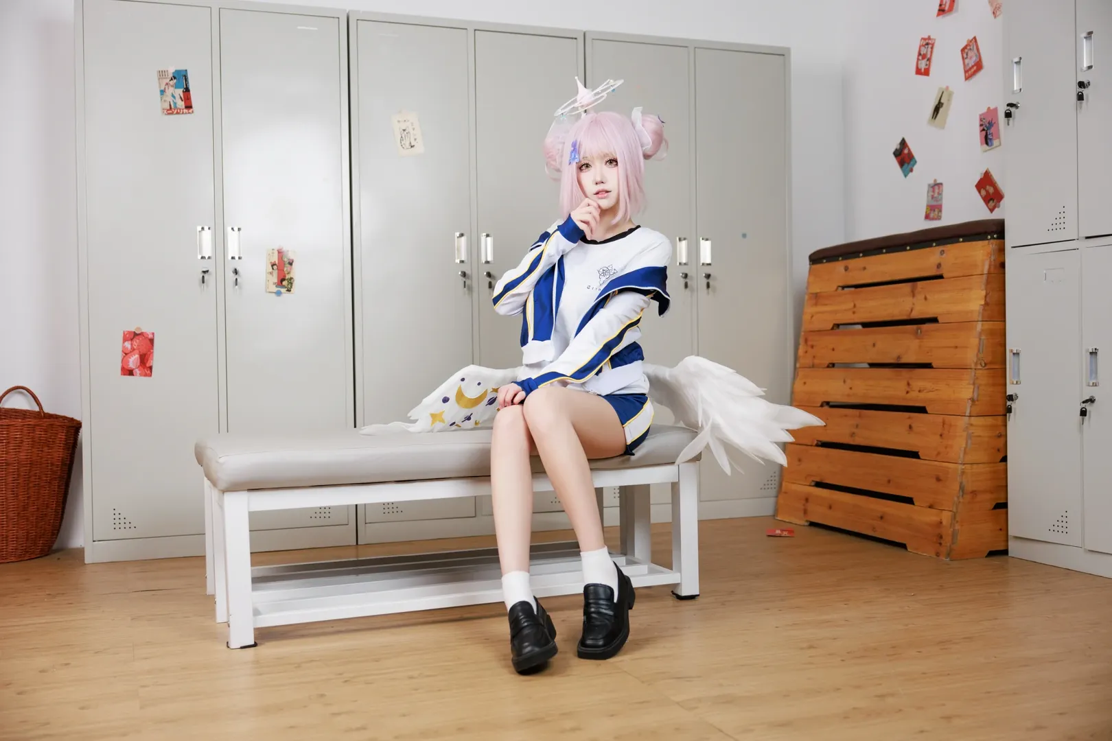 cosplay, 蔚蓝档案, 未花cos, 运动服, 运动风少女 - 第3张