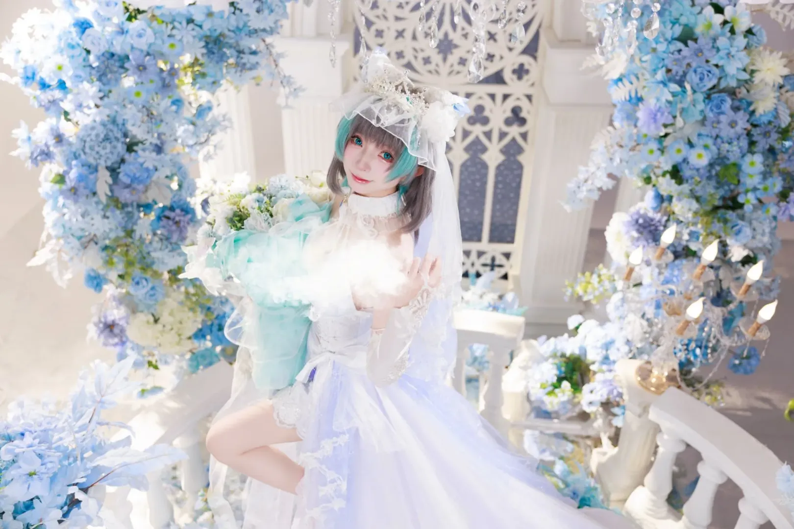 チェシャー コスプレ, アズールレーン, 二次元コスプレ, ブライダルスタイリング, 花嫁コスプレ - 3枚目