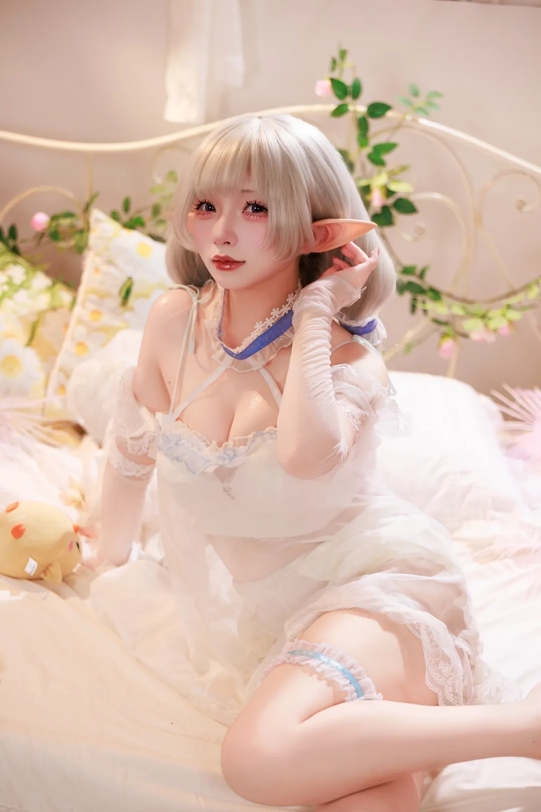 Anime girl, Azur Lane, Cute cosplay, Evertsen cosplay, Pajama photo shoot