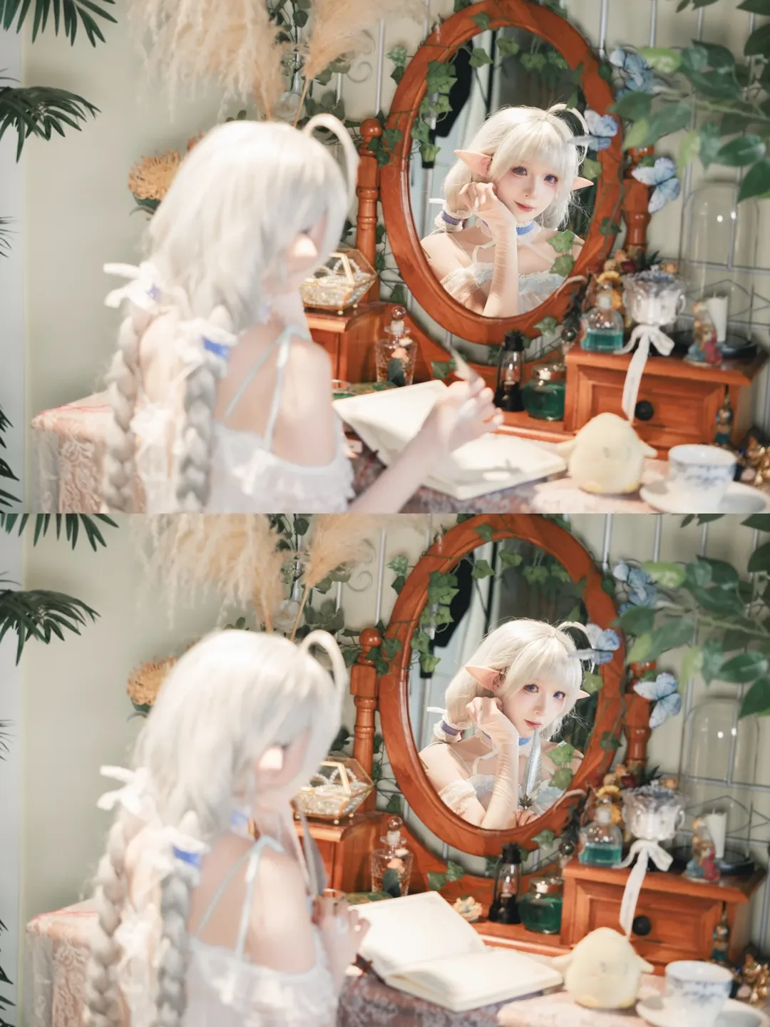 碧蓝航线, 精灵耳cos, 森系写真, 埃弗森cos, cosplay睡衣 - 第1张
