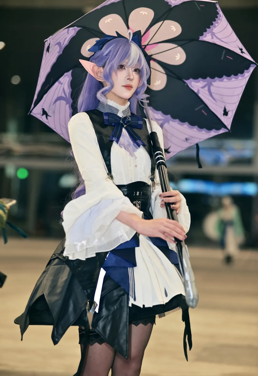 絕區零, 薇薇安cos, cosplay場照, 黑絲穿搭, 深圳AMM漫展 - 第1張