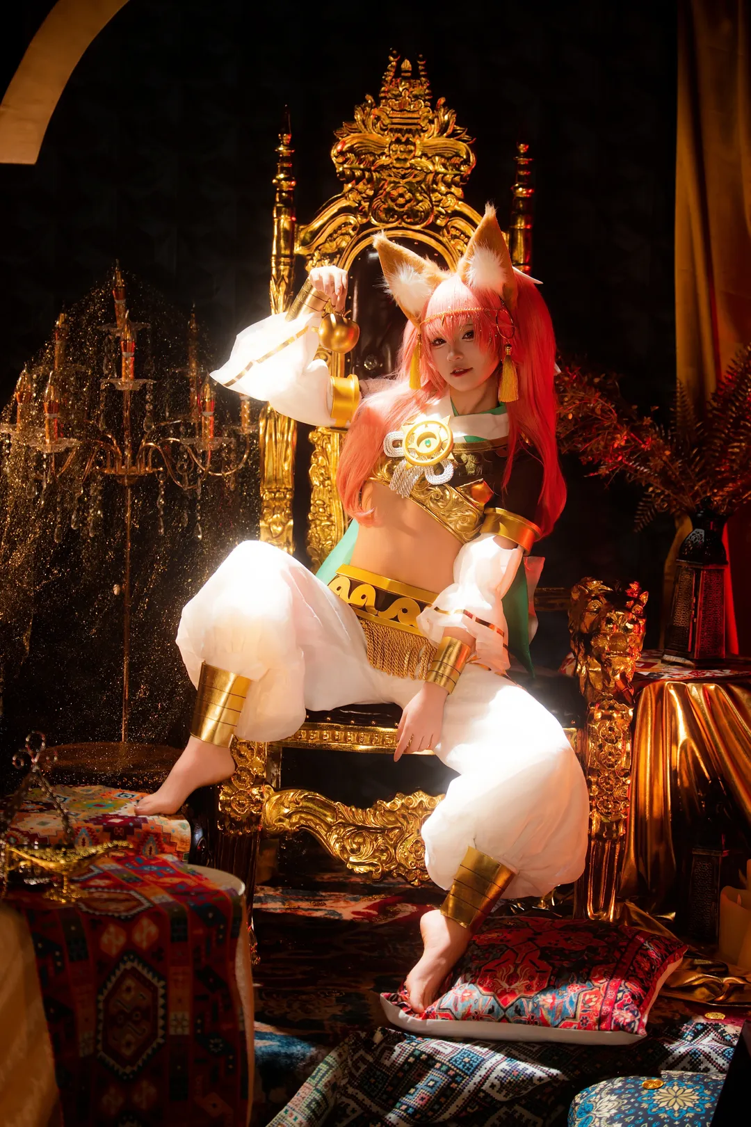 cosplay, FGO, 异域风情, 玉藻前cos, 狐耳