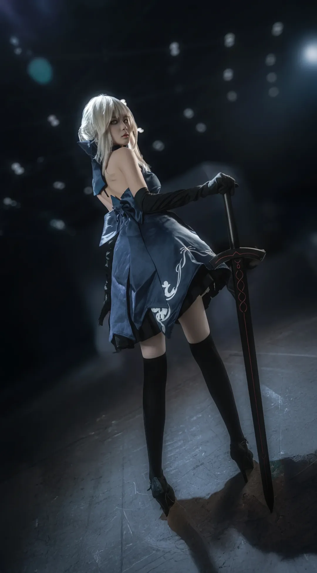 cosplay, FGO, 黑丝, 黑呆, 阿尔托莉雅Altercos - 第3张