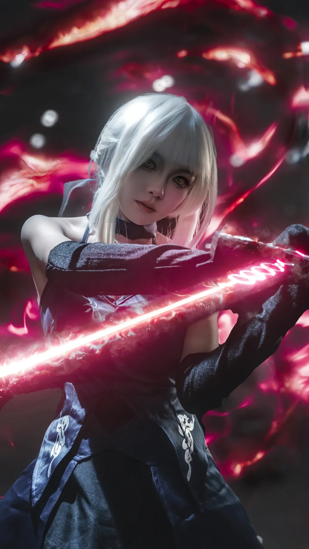 cosplay, FGO, 黑丝, 黑呆, 阿尔托莉雅Altercos - 第5张