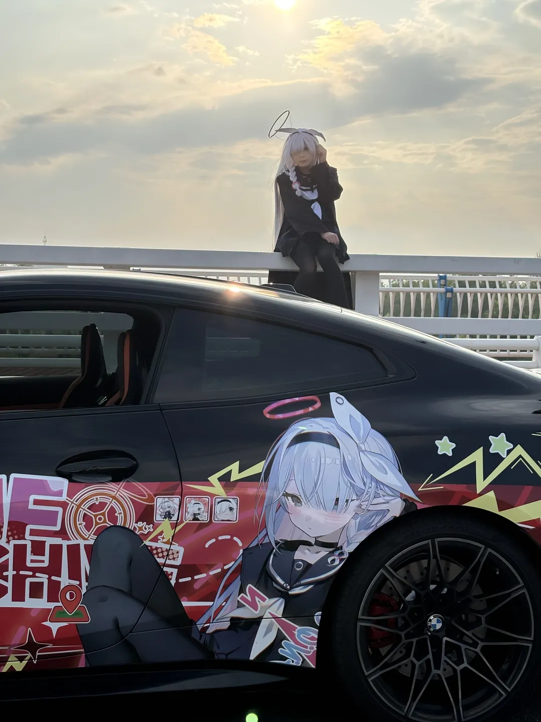 Blue Archive, Plana cosplay, Itasha photography, Anime cosplay outfit styling, Cosplay record - Image 2