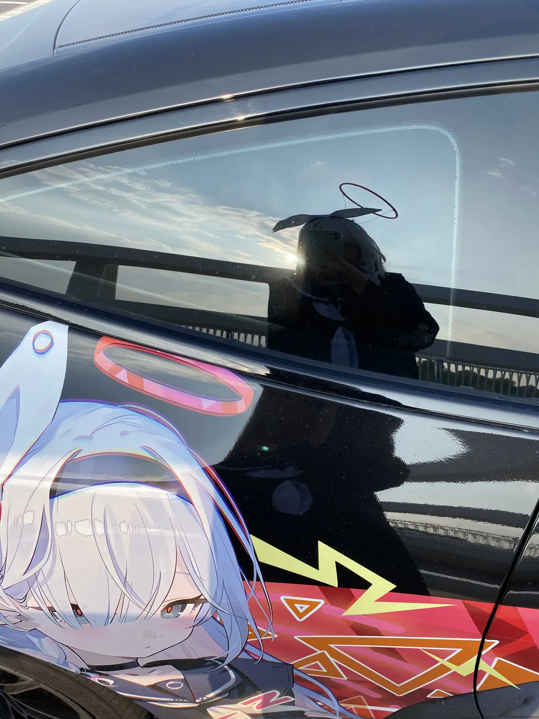 Blue Archive, Plana cosplay, Itasha photography, Anime cosplay outfit styling, Cosplay record - Image 4