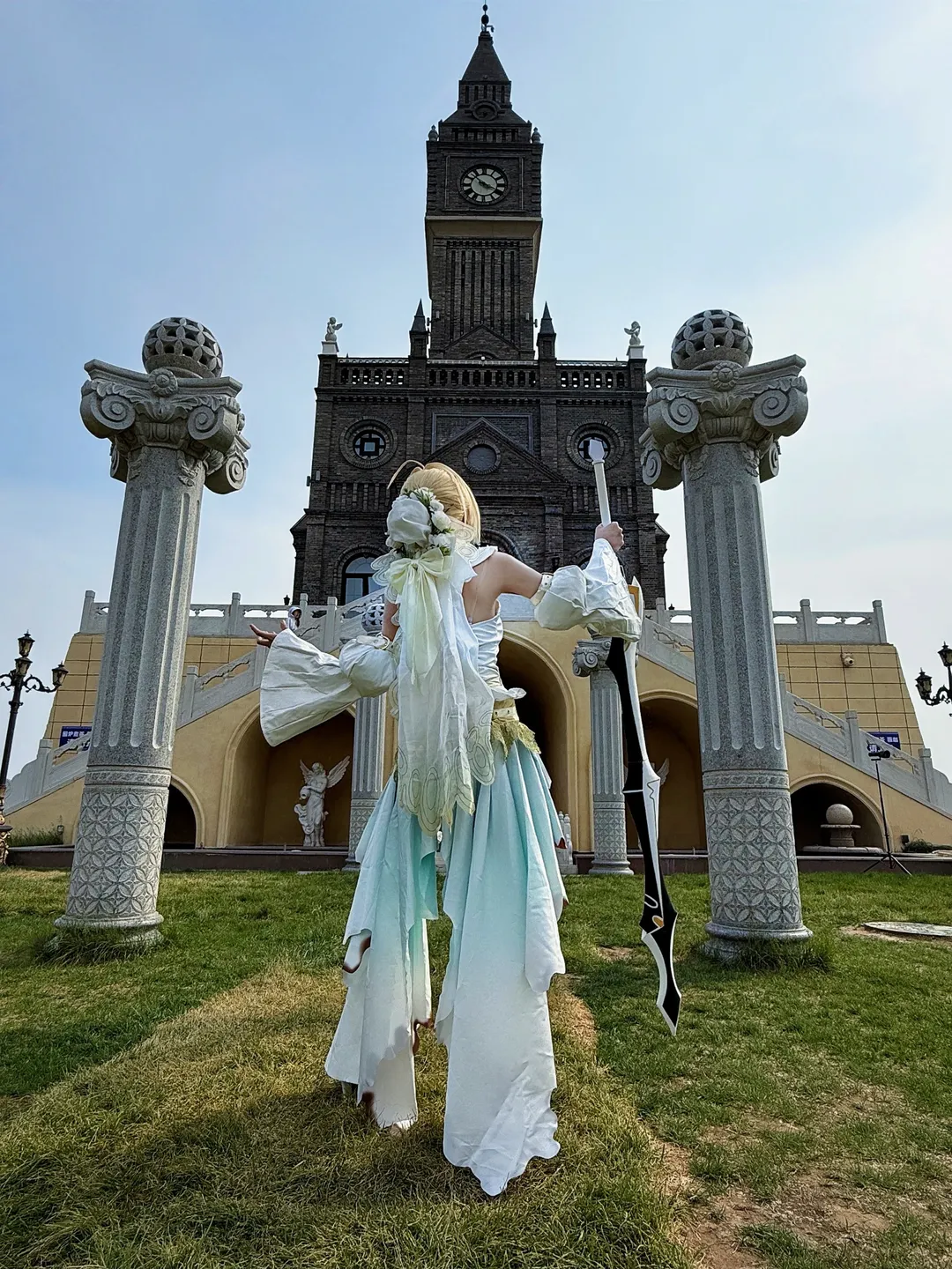 FGO, 外景cosplay, 尼禄克劳迪乌斯cos, Fate/EXTRA, 罗马之花