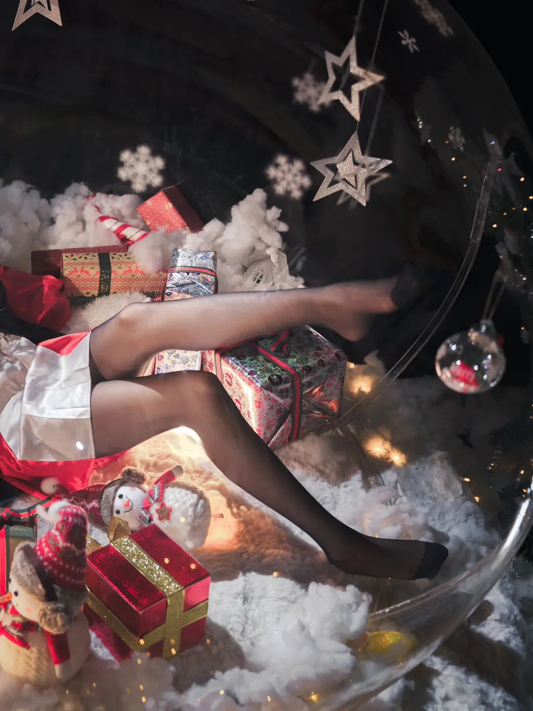 Fate/Grand Order, アルトリア コスプレ, 二次元写真, 黒ストッキングコスプレ, クリスマス・コスプレ - 2枚目