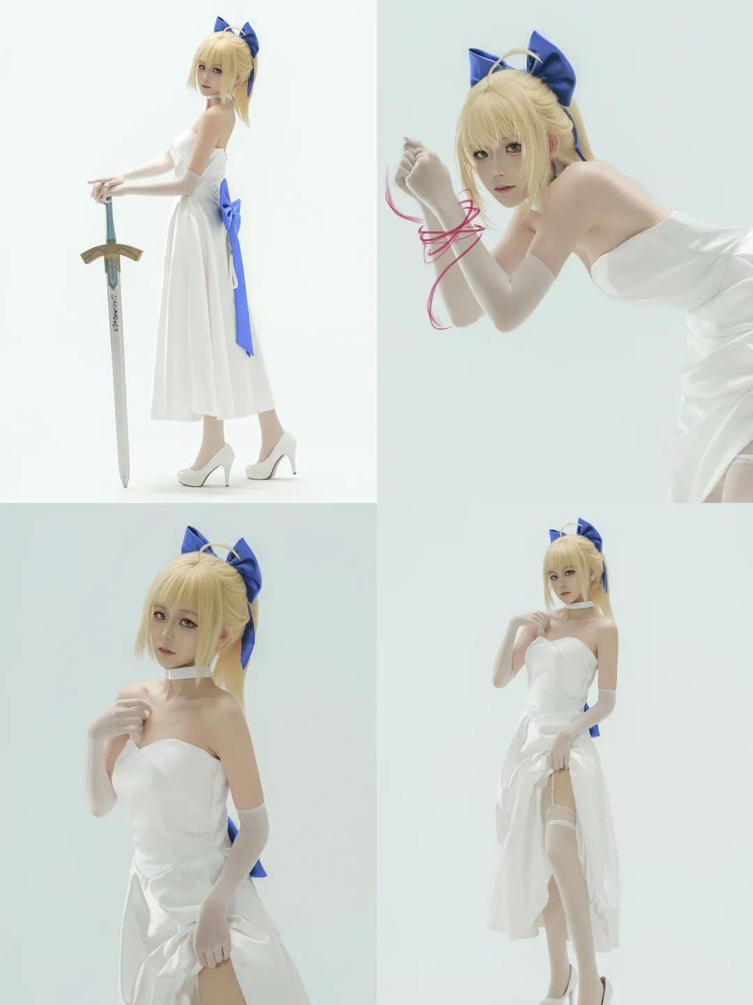 cosplay, 阿尔托莉雅cos, 命运冠位指定, saber, 丝袜 - 第3张