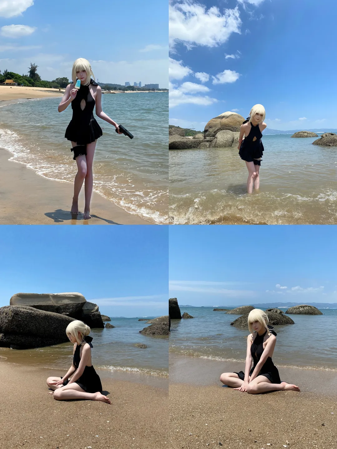 cosplay, 阿尔托莉雅cos, 命运冠位指定, saber, 丝袜 - 第6张