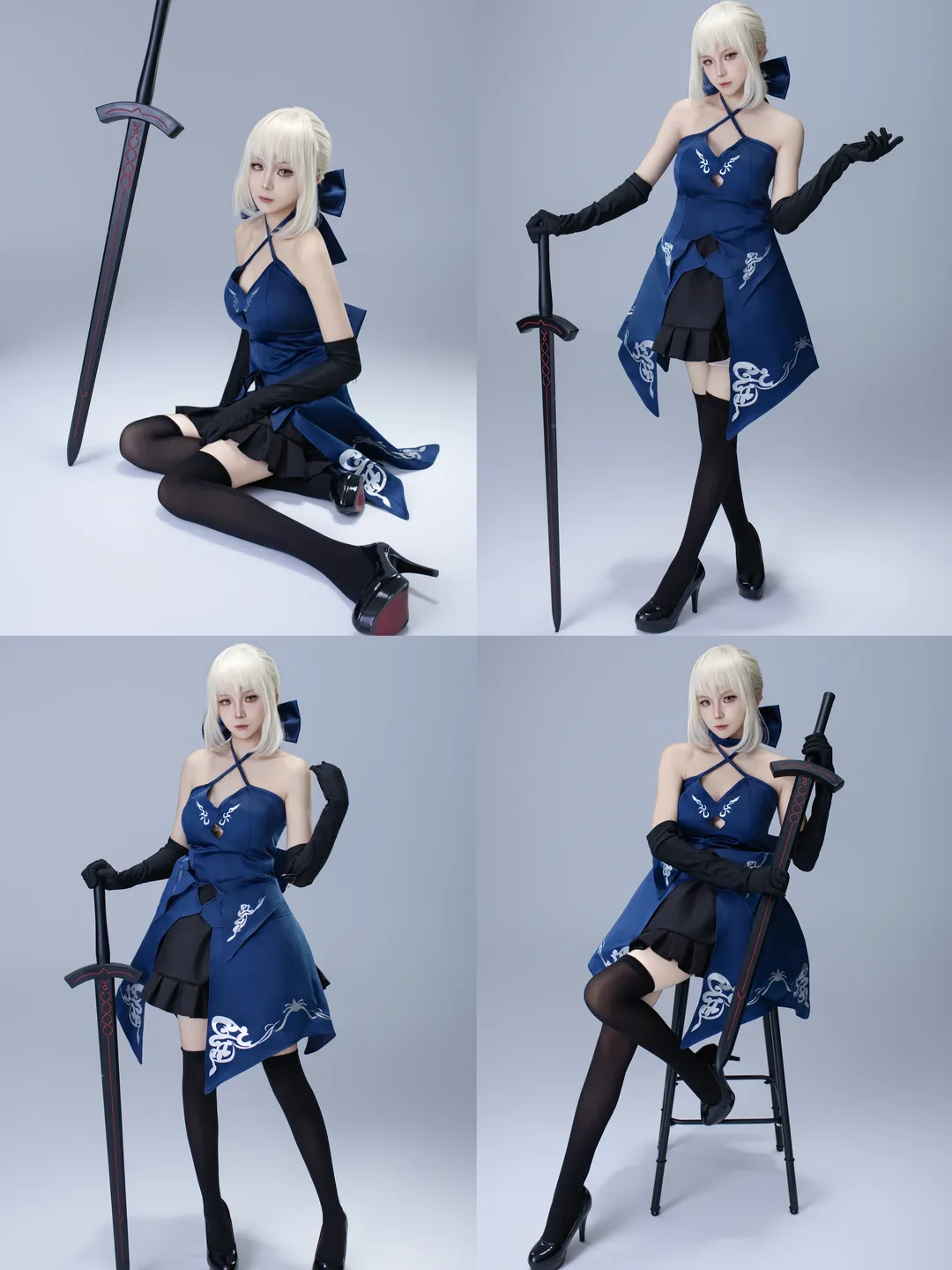 cosplay, 阿尔托莉雅cos, 命运冠位指定, saber, 丝袜 - 第9张
