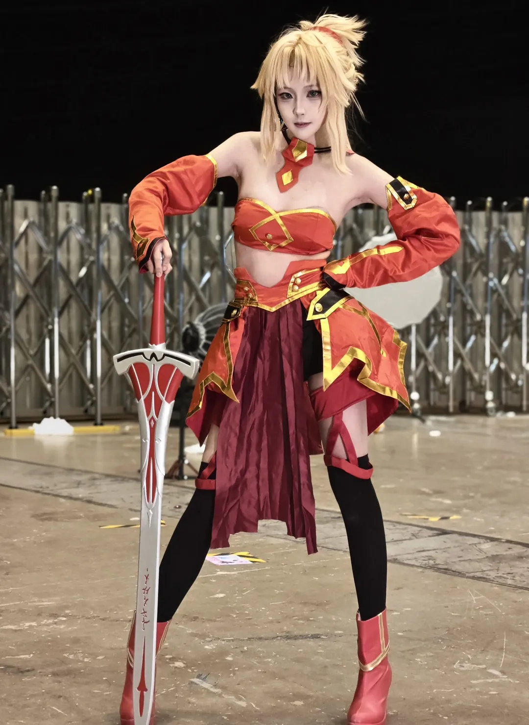 二次元, cosplay, FGO, 莫德雷德cos, 丝袜