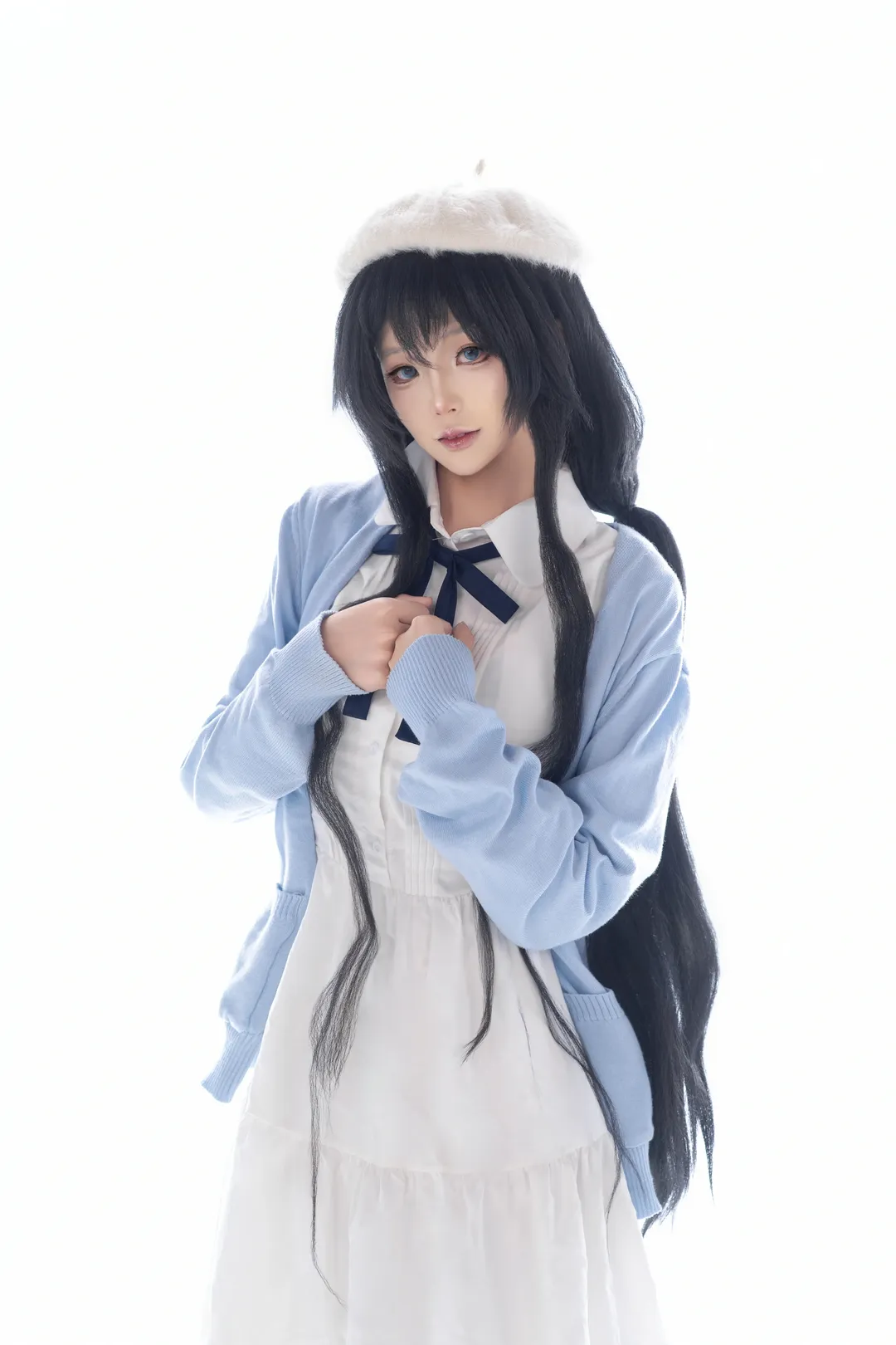 JK制服, 雪之下雪乃cos, 我的青春戀愛物語果然有問題, 過膝襪, 書店寫真 - 第3張