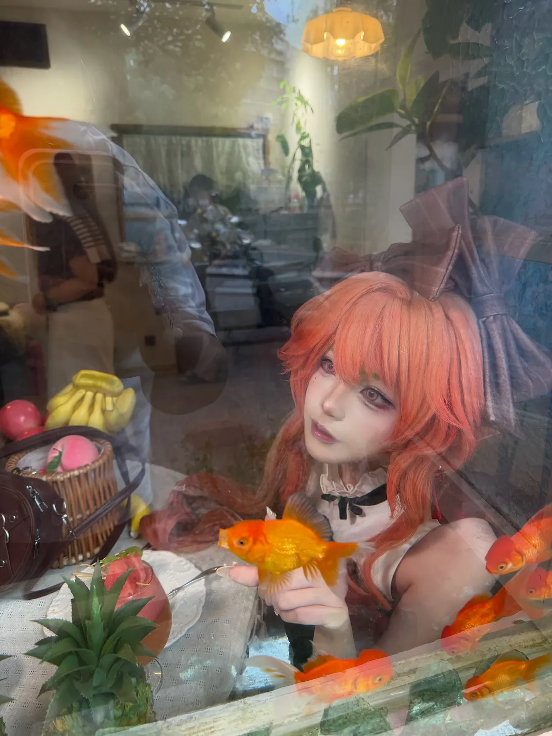 Arknights, Anime cosplayer, Haruka Shino cosplay, Kingyobachi, Retro dessert shop - Image 1