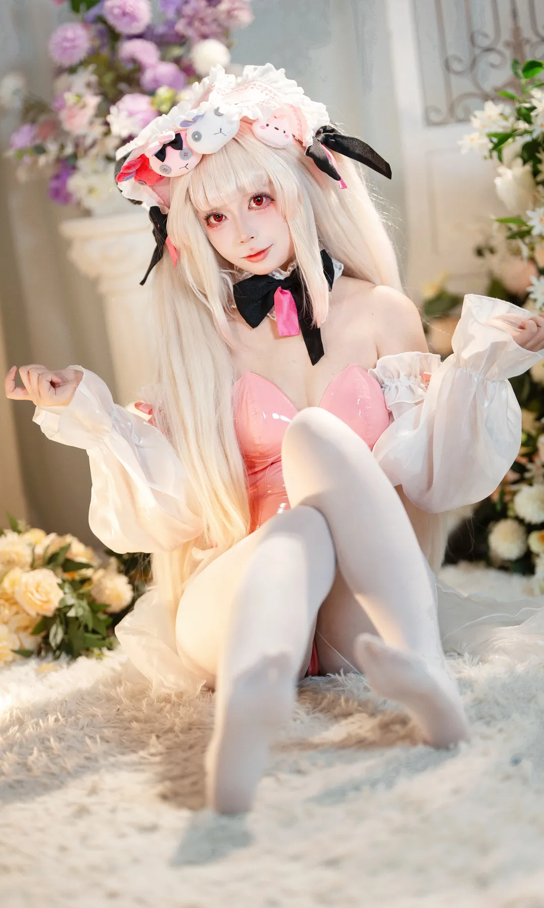 碧蓝航线, 二次元cosplay, 白丝穿搭, 哈尔福德cos, 梦幻写真