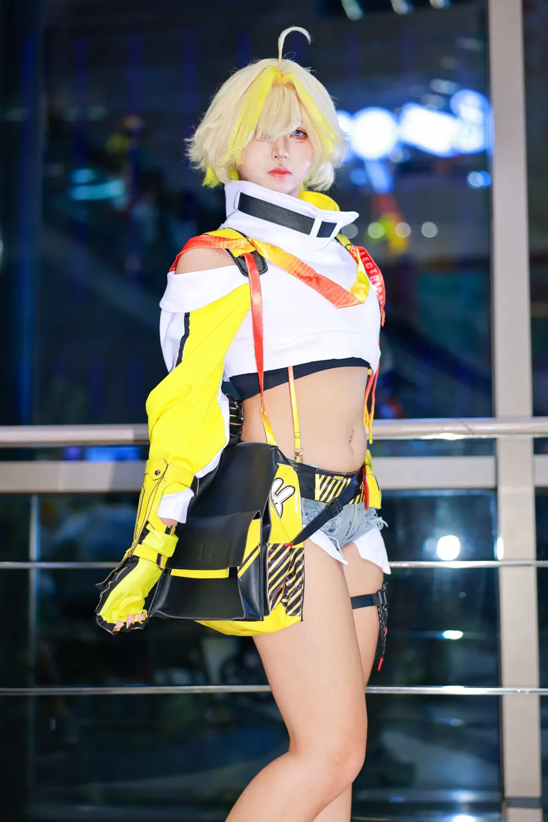 漫展返图, 二次元cosplay, 胜利女神, 机能风穿搭, 伊莱格cos