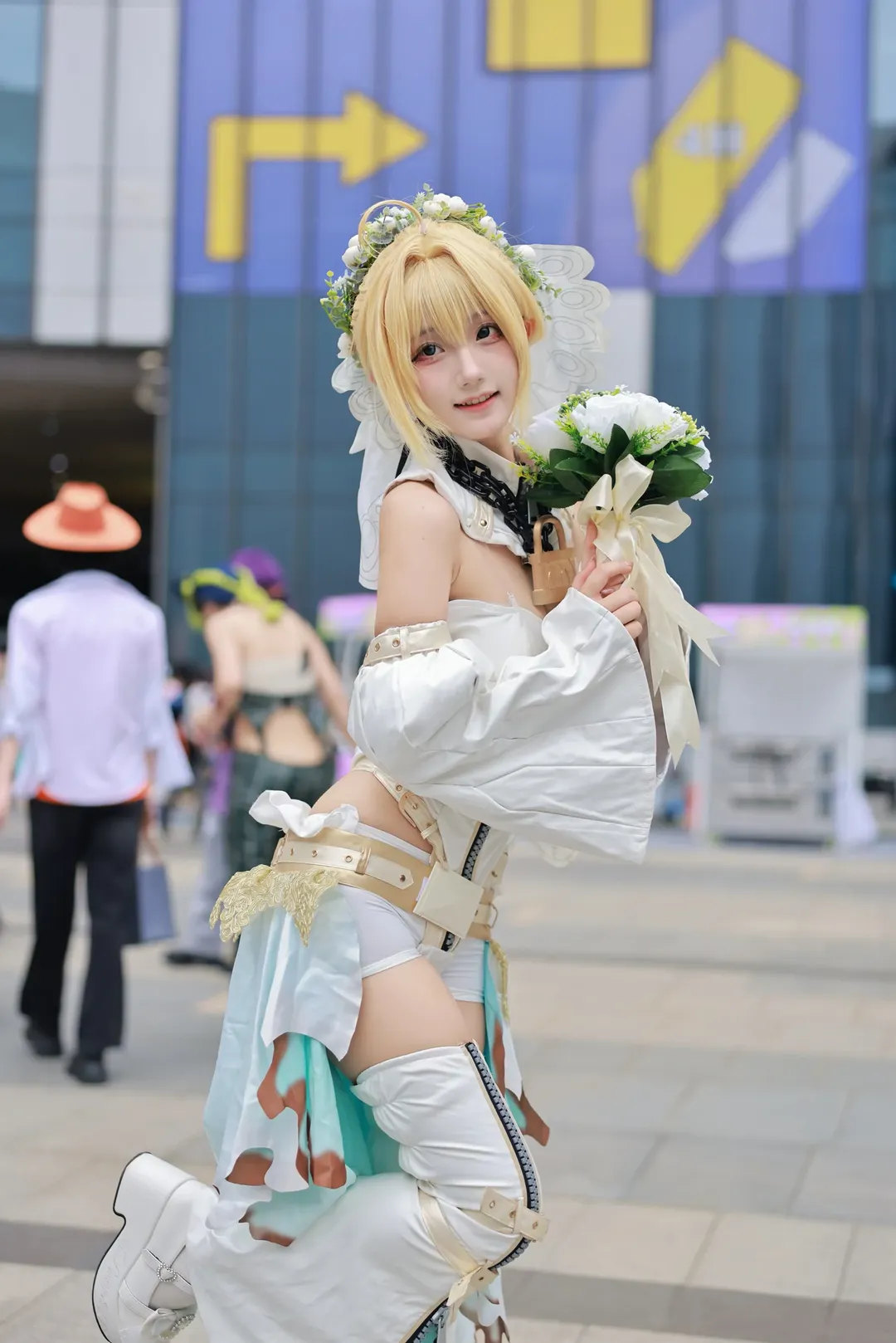 漫展返图, FGO, 花嫁cos, 二次元cos, 尼禄cos - 第3张