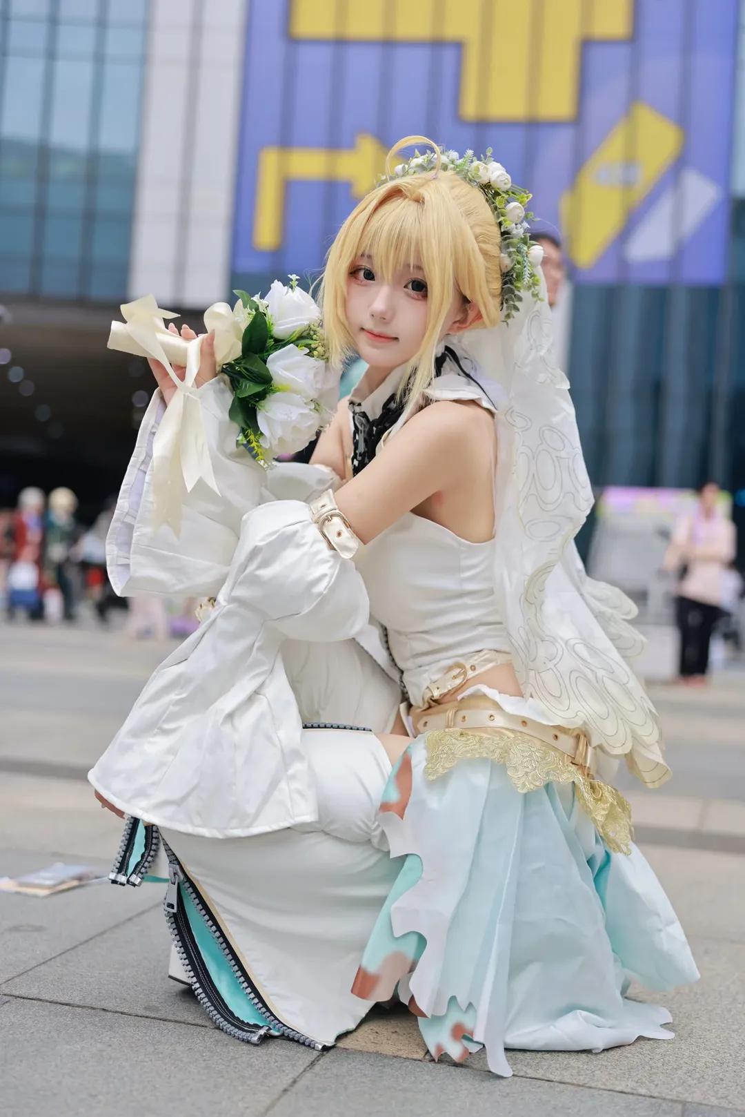 漫展返图, FGO, 花嫁cos, 二次元cos, 尼禄cos - 第4张