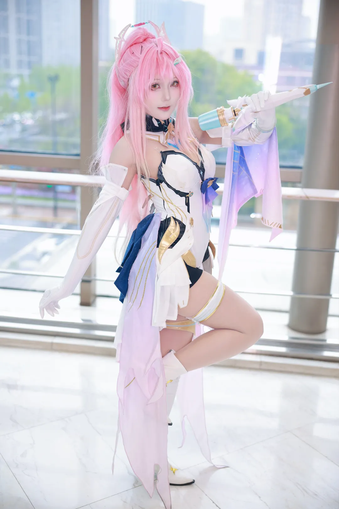鳴潮, 二次元少女, 愛彌斯cos, cosplay攝影, 粉色系穿搭 - 第3張