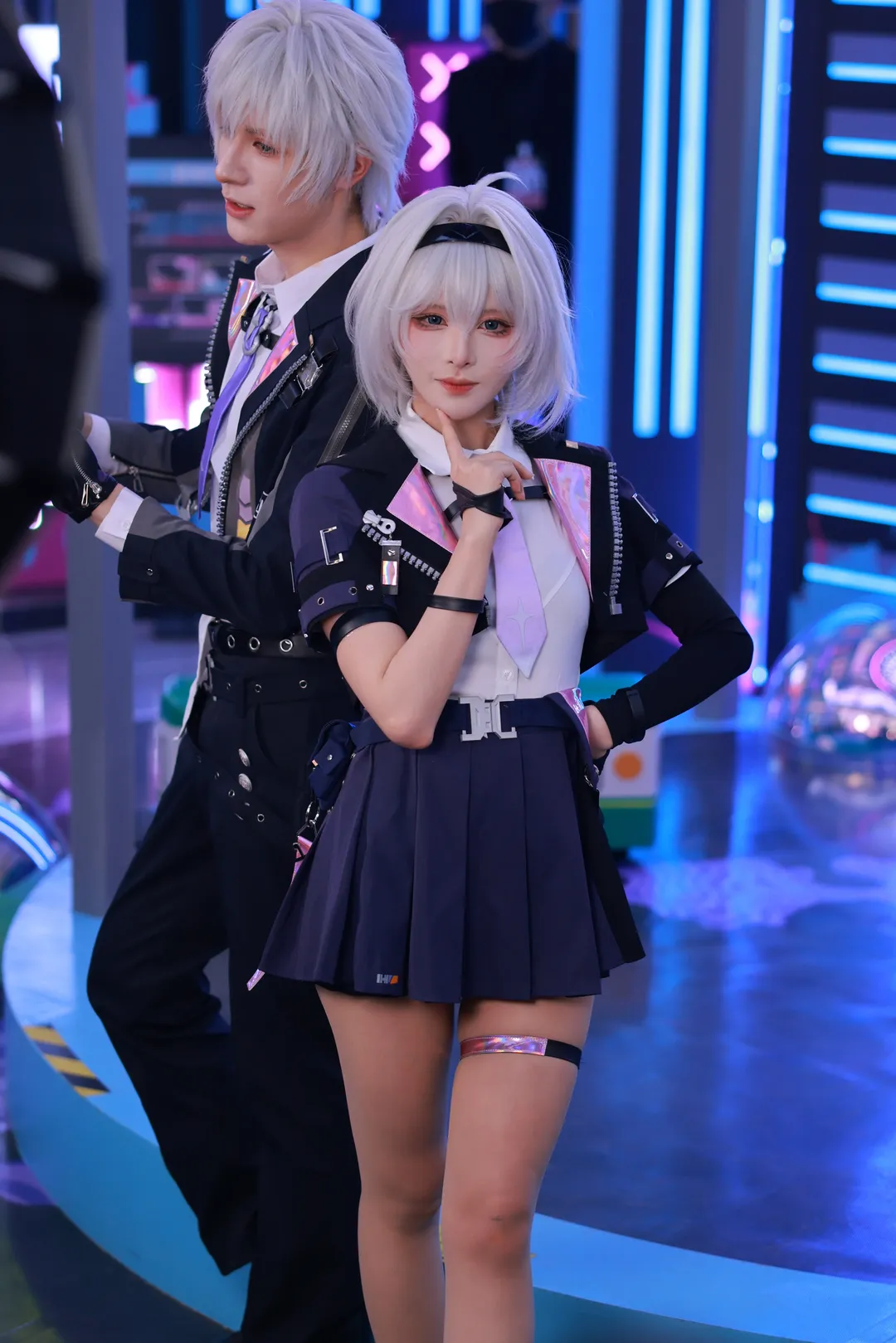 漫展返图, 异环, 二次元cos, 赛博朋克cosplay, 腥味猫罐cos - 第2张