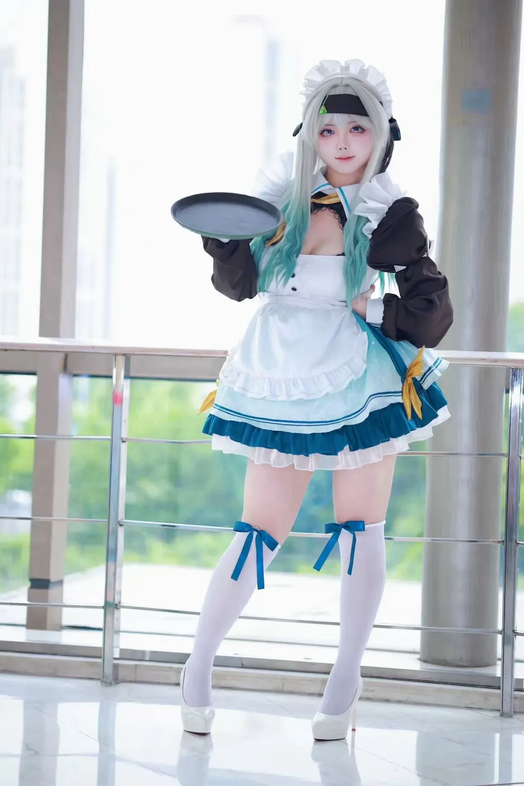 cosplay, 二次元摄影, 崩坏星穹铁道, 流萤cos, 女仆装