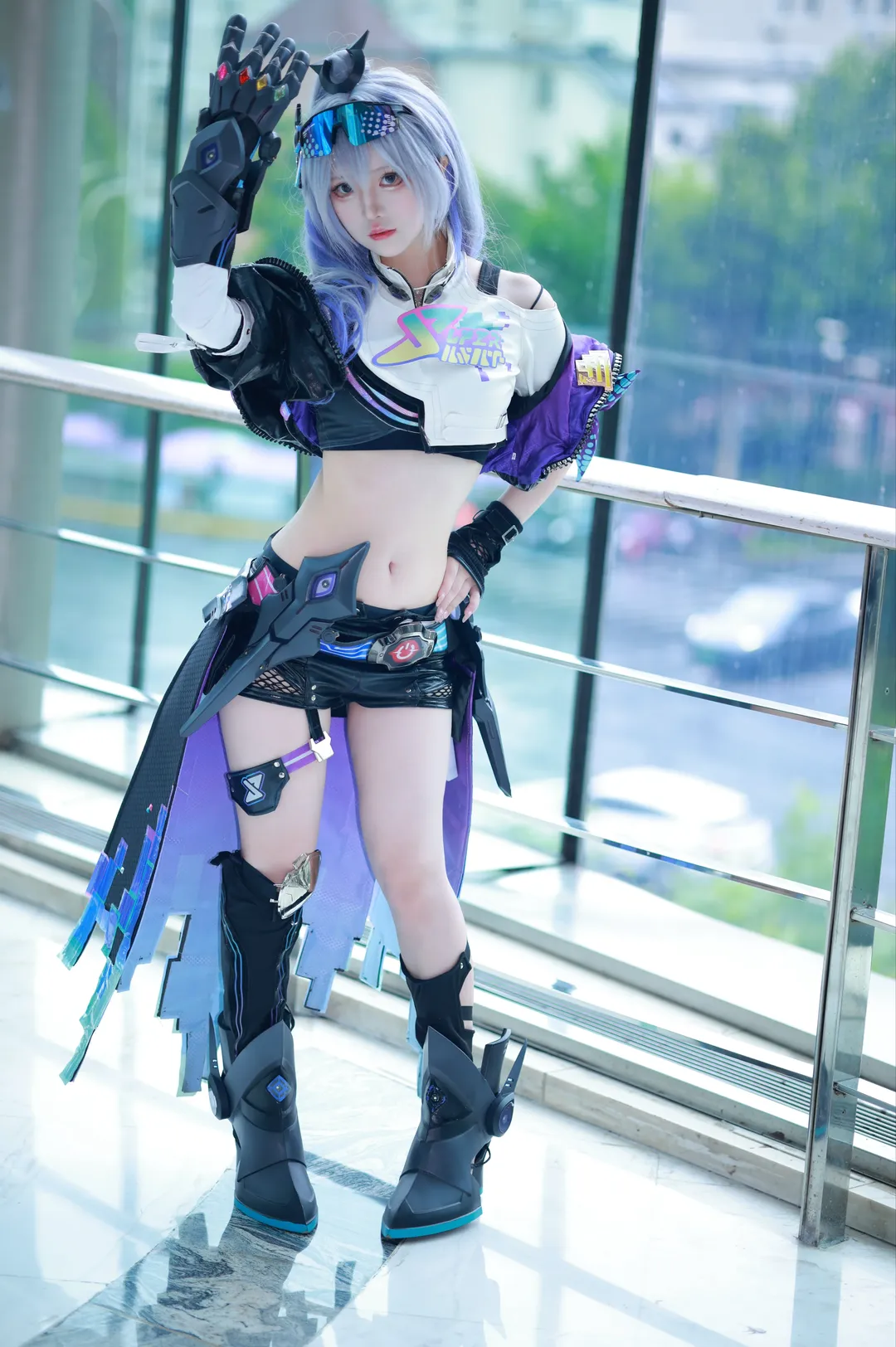 崩坏星穹铁道, 银狼cos, cosplay分享, 银狼lv999, 赛博机甲cos - 第1张