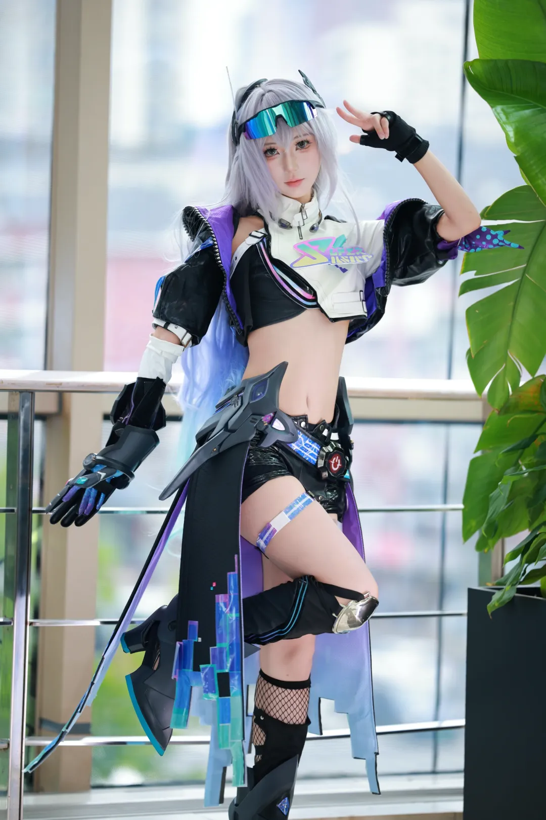 Honkai: Star Rail, Anime cosplay, Silver Wolf cosplay, Cyberpunk style cosplay, Mecha girl cosplay