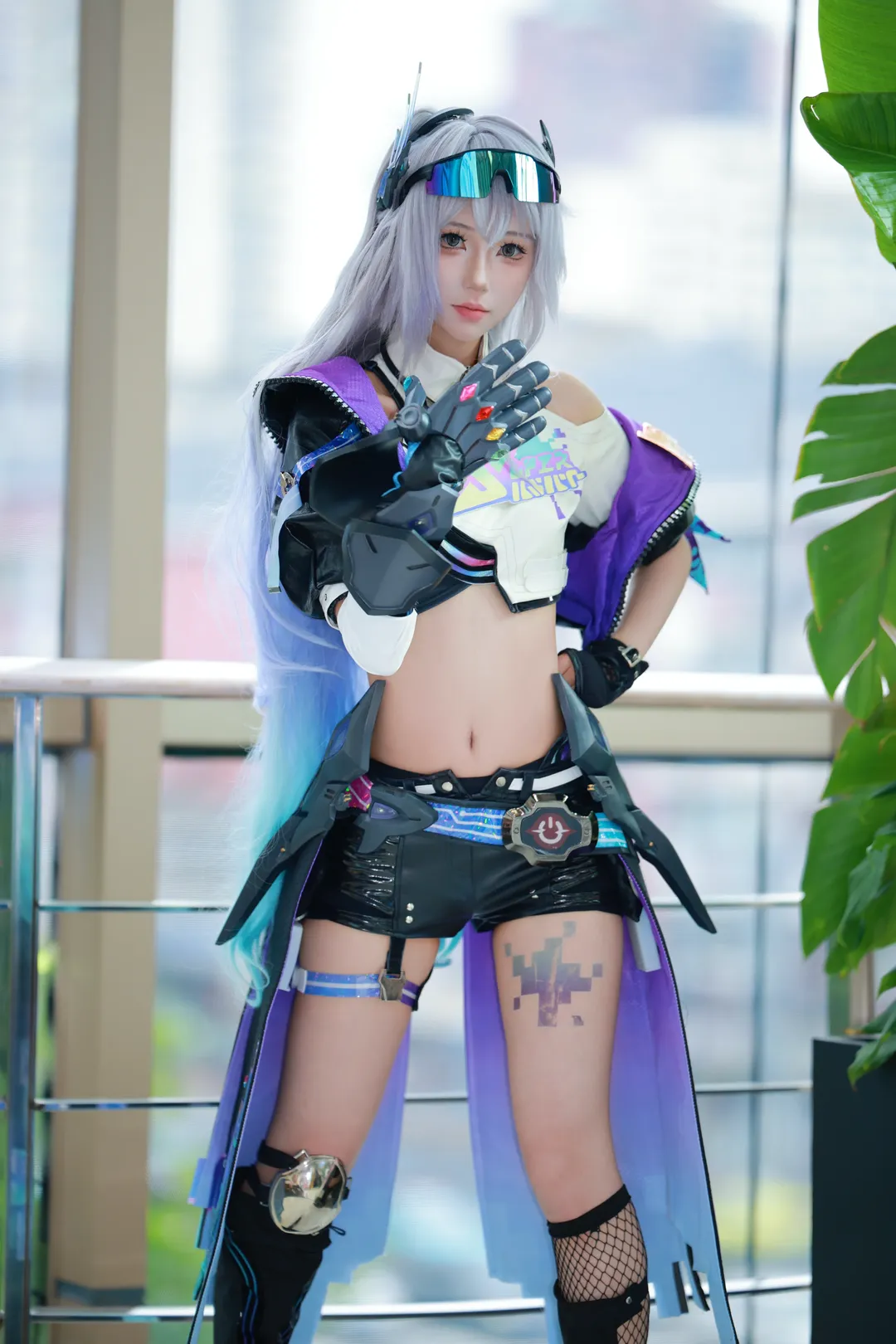 二次元撮影, 崩壊：スターレイル, 銀狼 コスプレ, サイバーパンク風, コスプレ作品 - 6枚目
