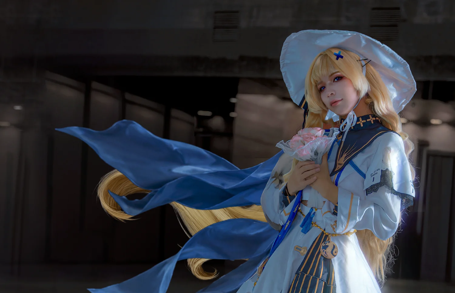 菲比cos, 鳴潮, cosplay, IJOY漫展, 白絲高筒靴 - 第1張