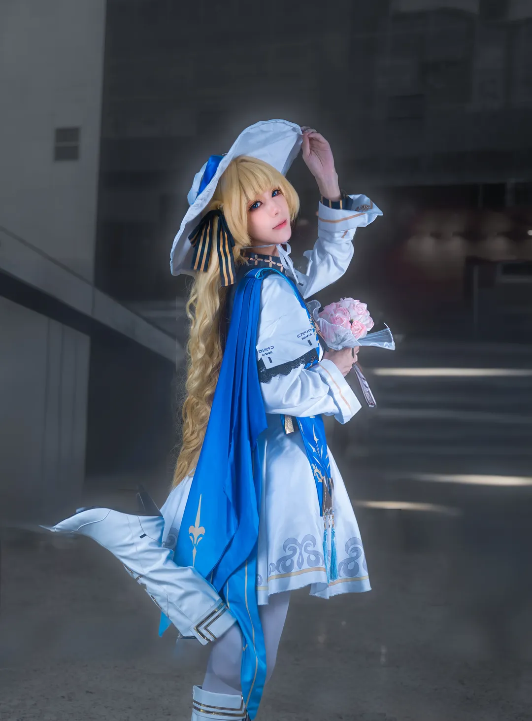 菲比cos, 鳴潮, cosplay, IJOY漫展, 白絲高筒靴 - 第3張