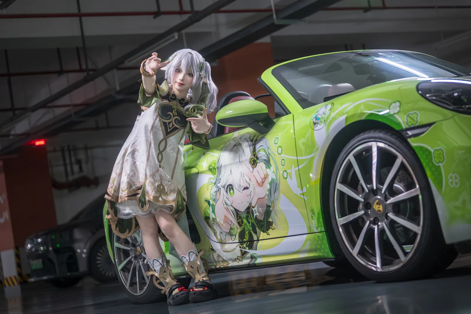 原神, 納西妲cos, 漫展返圖, 痛車, cosplay攝影