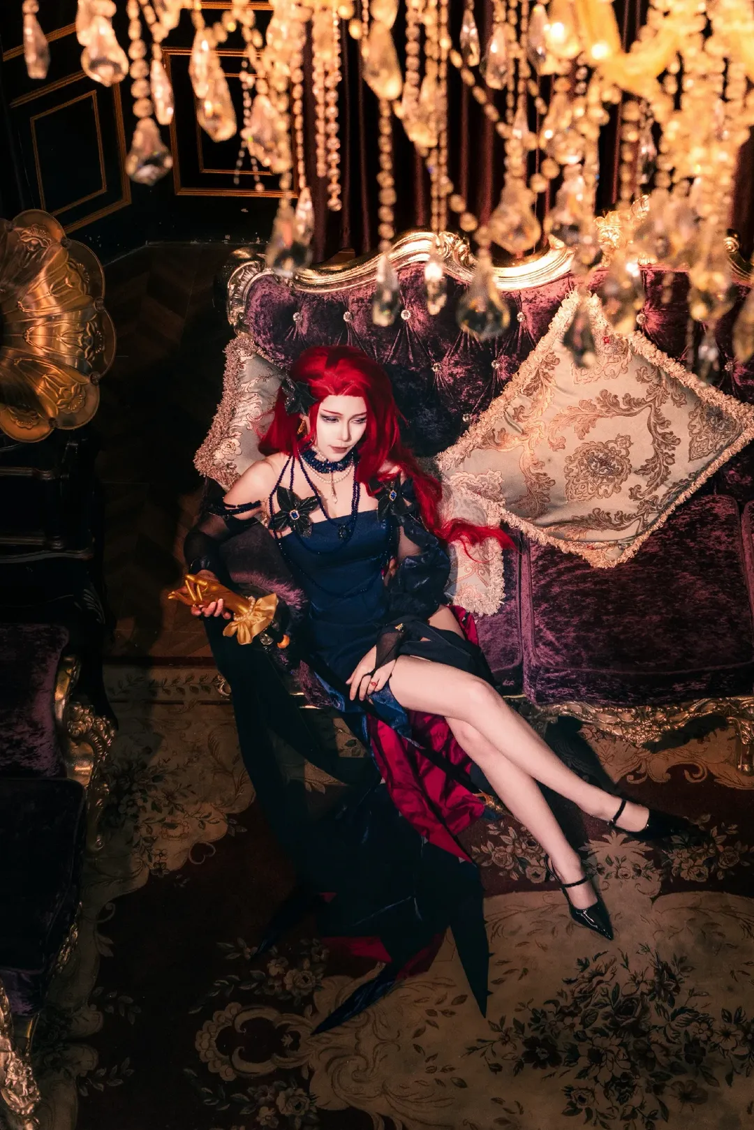 哥特风cosplay, 无期迷途, 暗黑系人像, 卡门奈特cos, 复古贵族 - 第3张