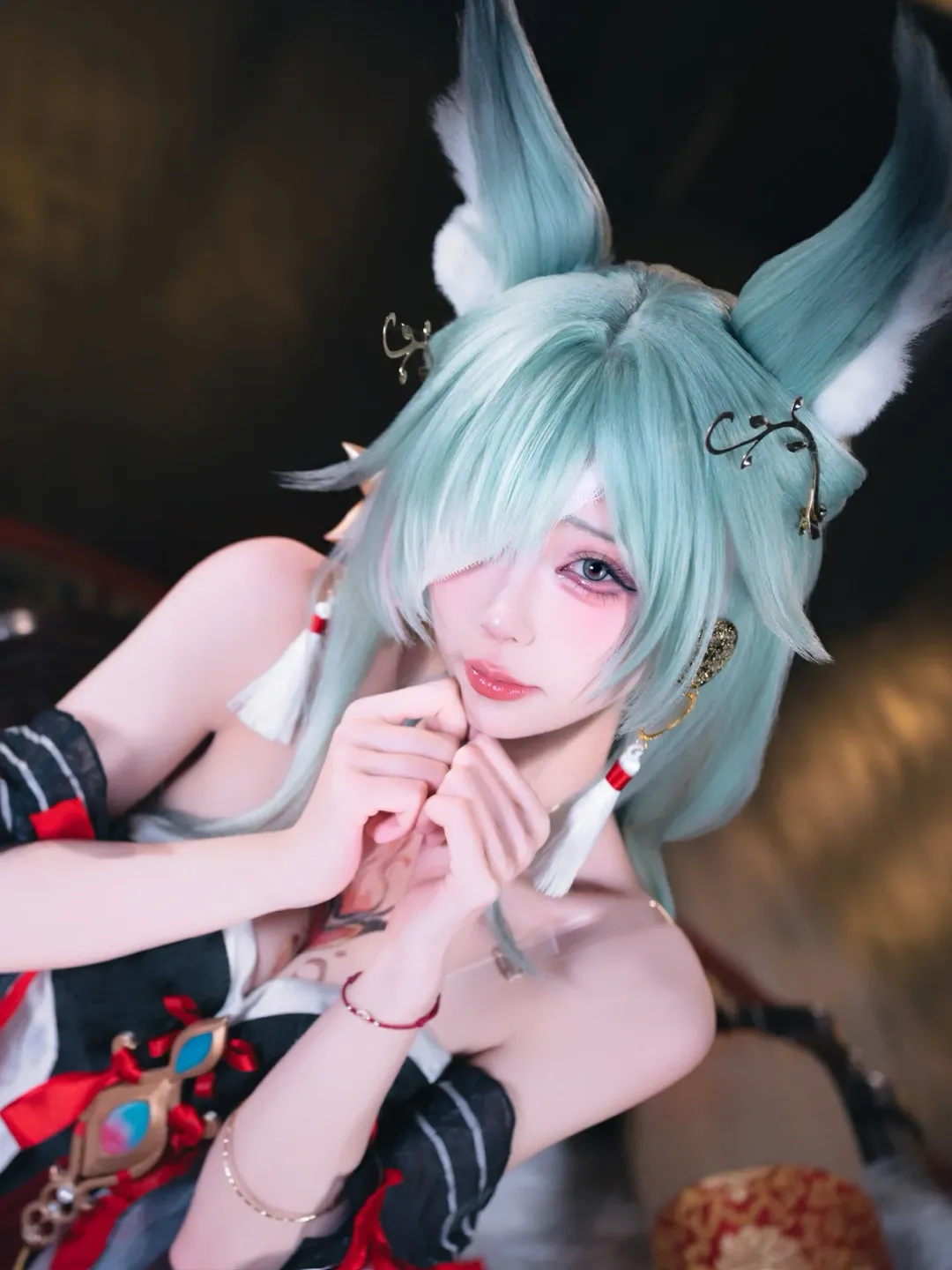 鸣潮, 弗洛洛cos, cosplay摄影, 狐耳cos, 兽耳娘 - 第1张