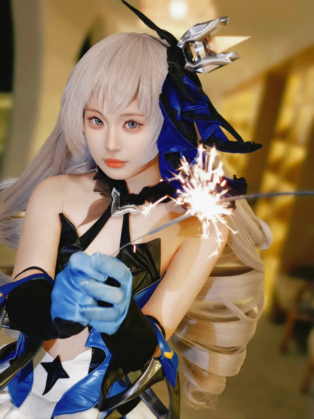 崩壞三, 布洛妮婭cos, 絲襪穿搭, 理之律者, 戶外菸火 - 第2張