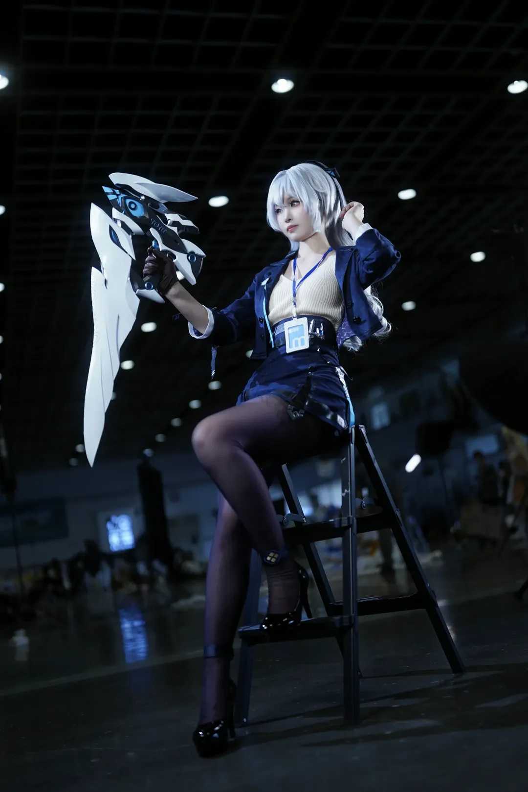 二次元, cosplay, 崩坏三, 布洛妮娅cos, 黑丝 - 第1张