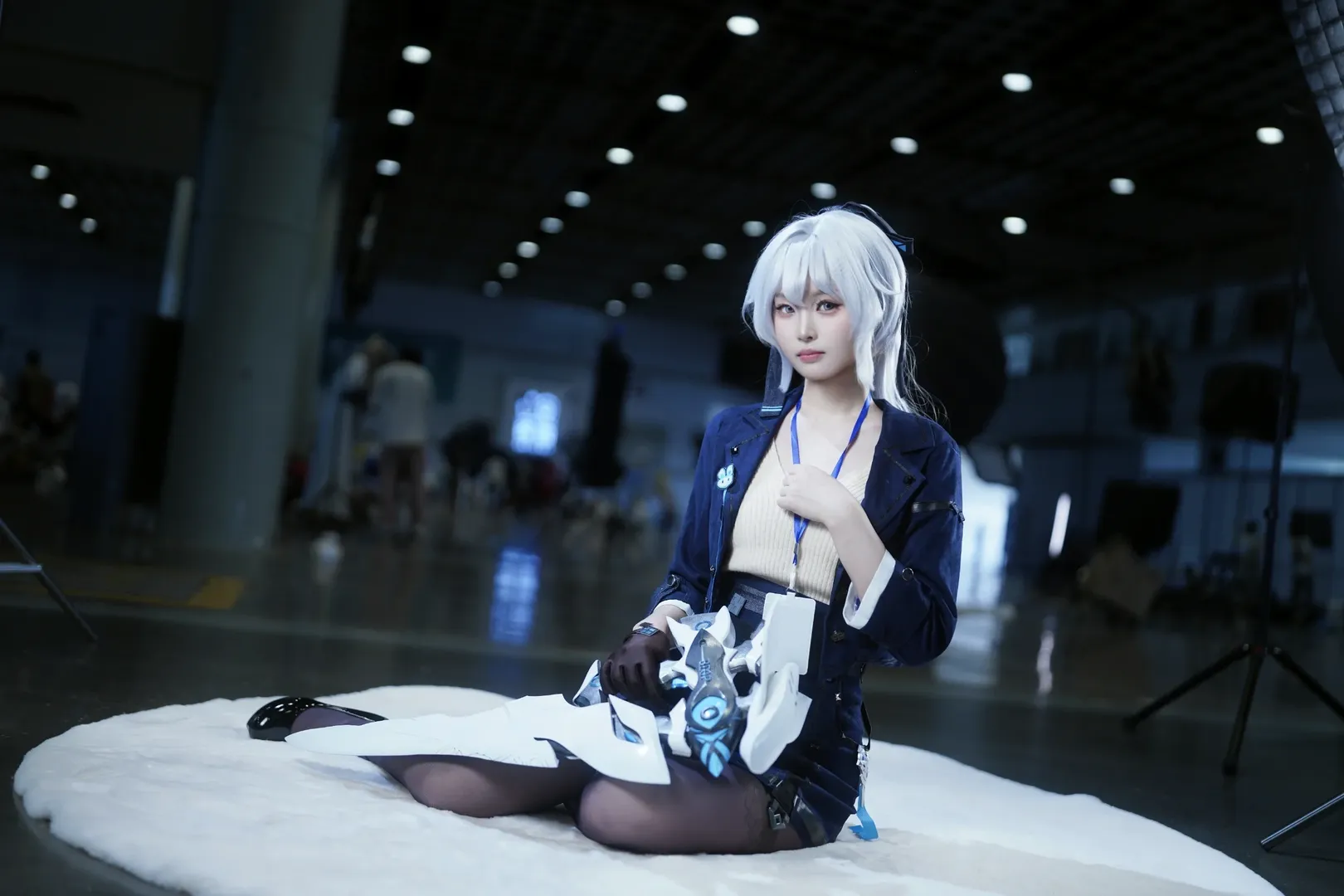 二次元, cosplay, 崩坏三, 布洛妮娅cos, 黑丝 - 第2张