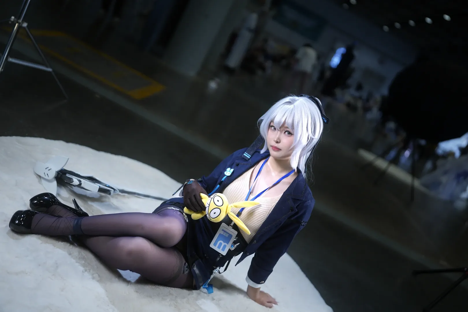 二次元, コスプレ, 崩壊3rd, ブローニャ コスプレ, 黒ストッキング