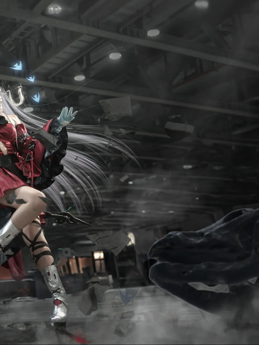 cosplay, 漫展场照, 明日方舟, 斯卡蒂cos, cicf - 第2张