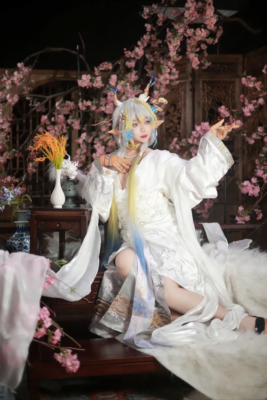 古风摄影, 黍cos, 明日方舟, 国风cos, 神女造型 - 第1张