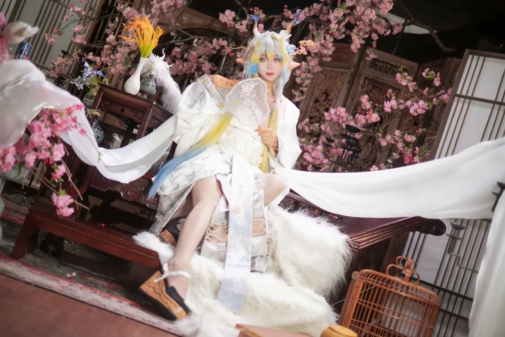 古风摄影, 黍cos, 明日方舟, 国风cos, 神女造型 - 第3张